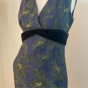 M.S.S.P Palm Print Renee Cocktail Dress